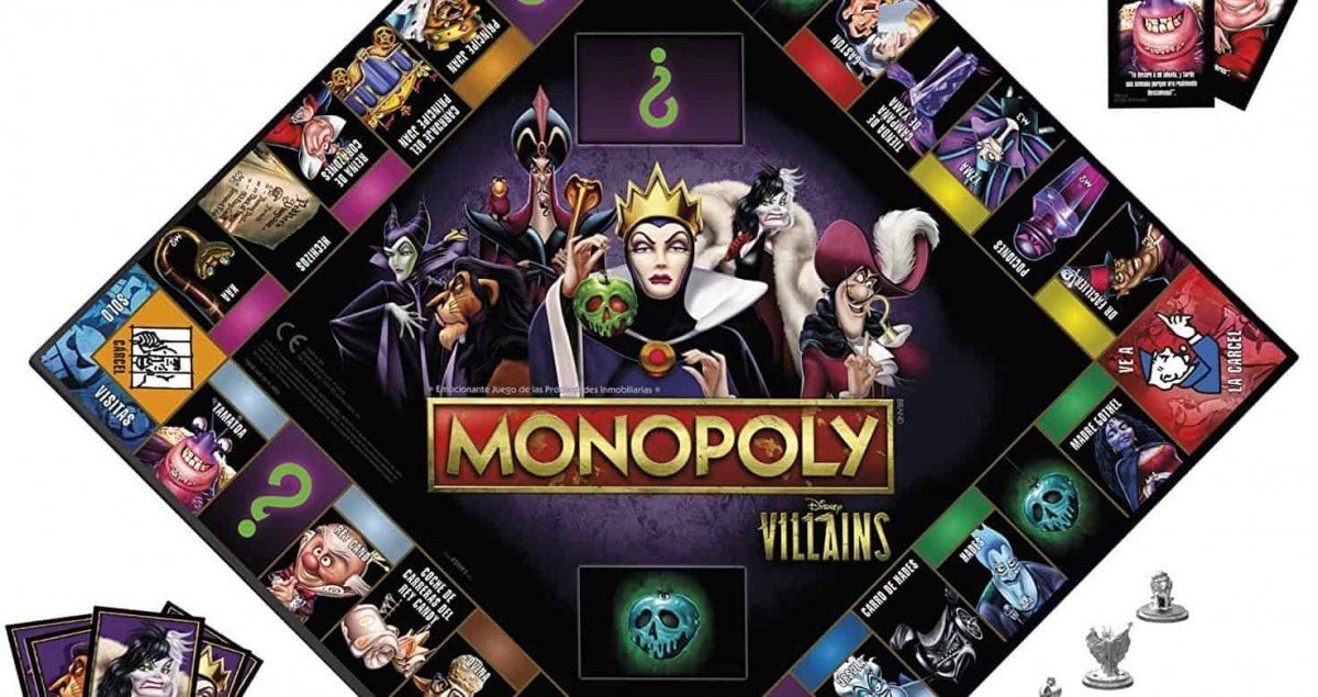 El Monopoly lanzará una versión con los villanos de Disney