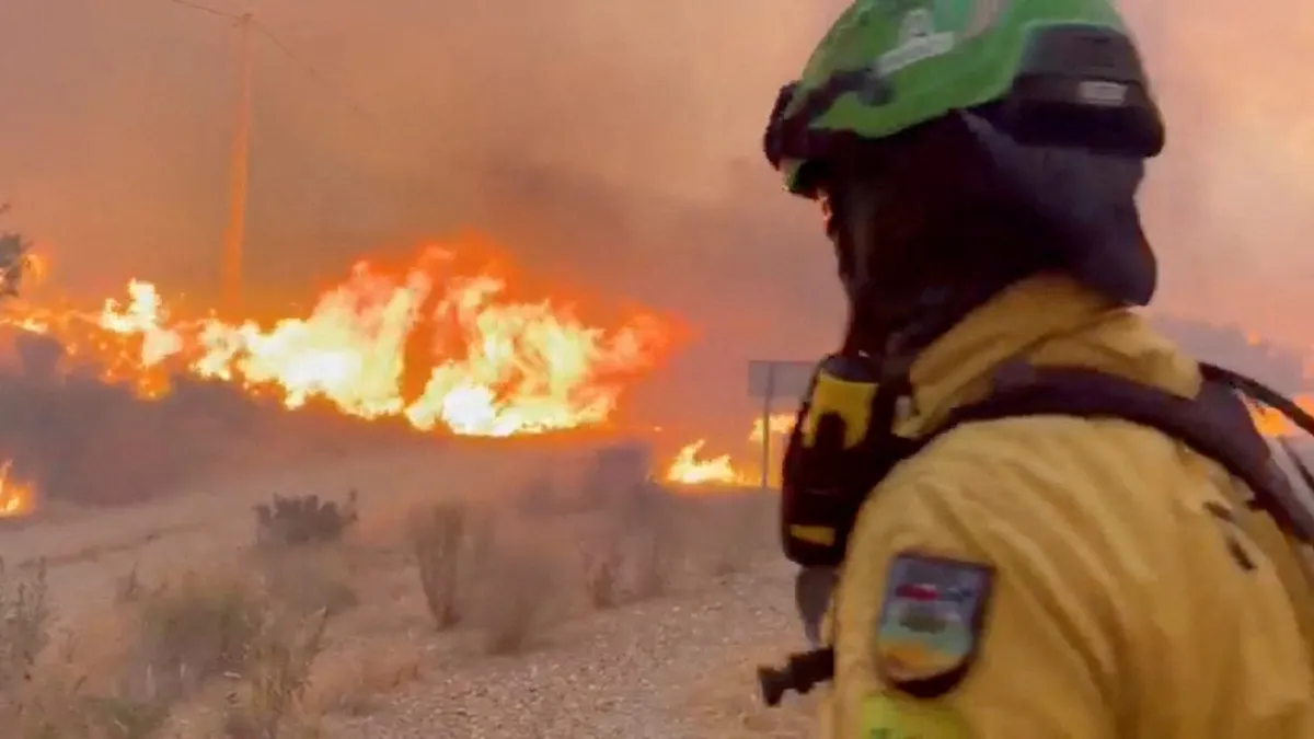 Turistas fallecieron tratando de huir de los incendios en España