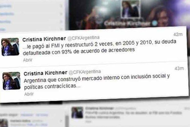 Cristina aseguró que el enojo del FMI se debe a la cancelación de la deuda