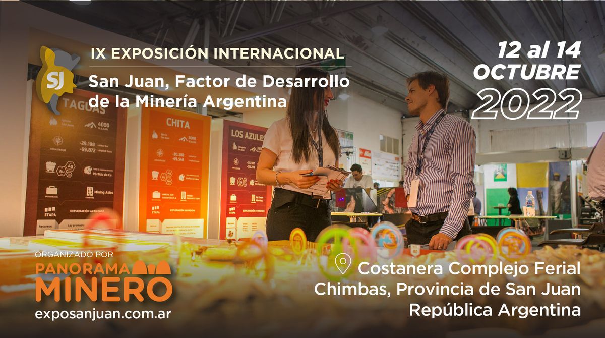 Eventos: San Juan Tierra Minera y la expo de Panorama Minero unen fuerzas del  12 al 14 de octubre
