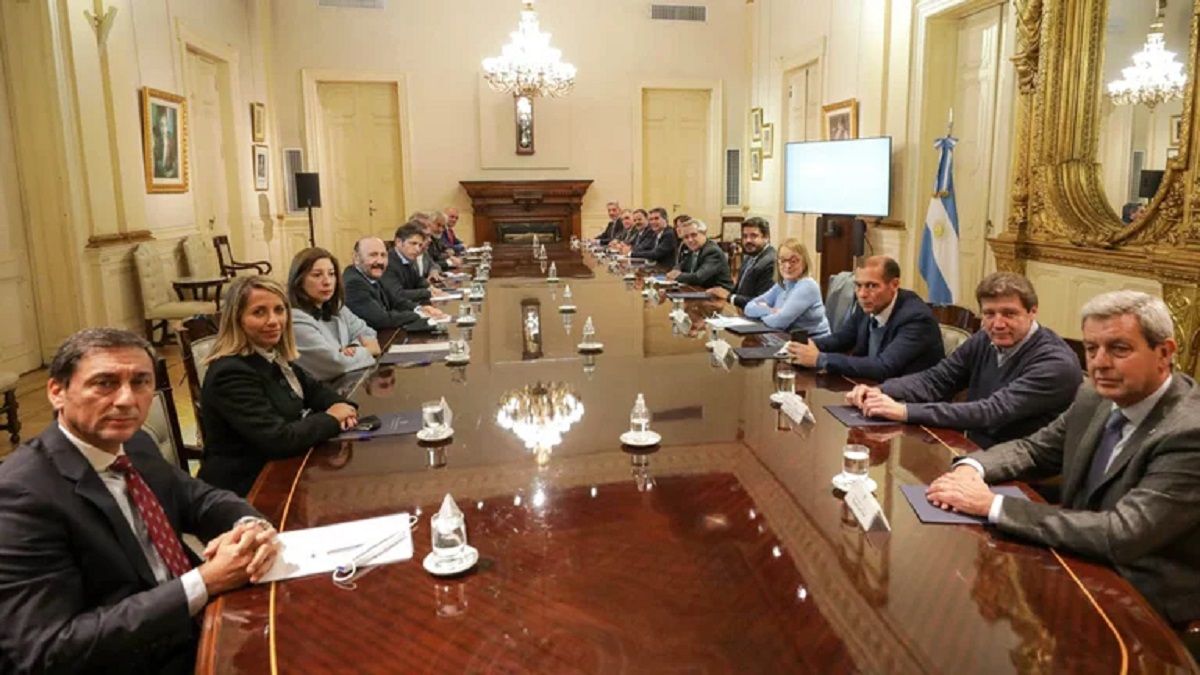 Alberto Fernández se reunió con la Liga de Gobernadores