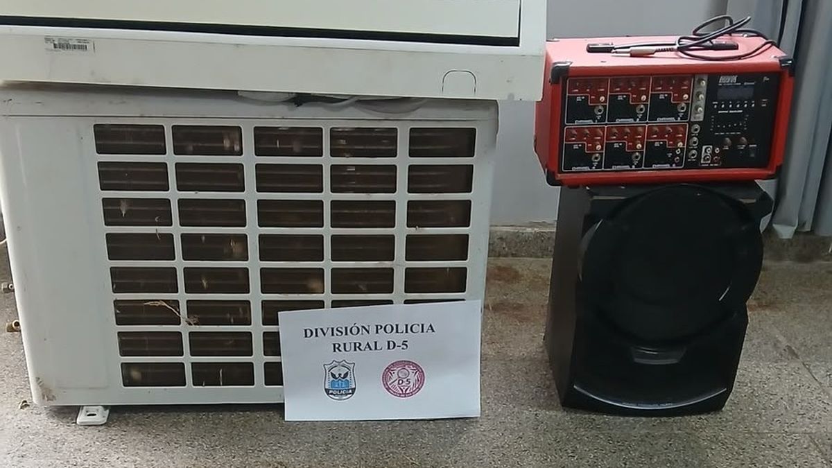 Recuperaron un aire acondicionado robado en un centro de salud