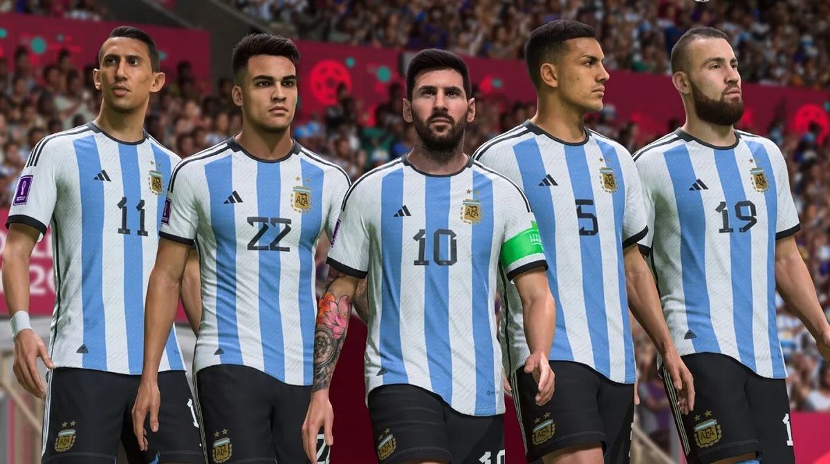 Un videojuego pronosticó que Argentina alzará la copa en Qatar