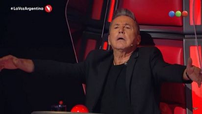 La furia de Ricardo Montaner con la producción de La Voz Argentina