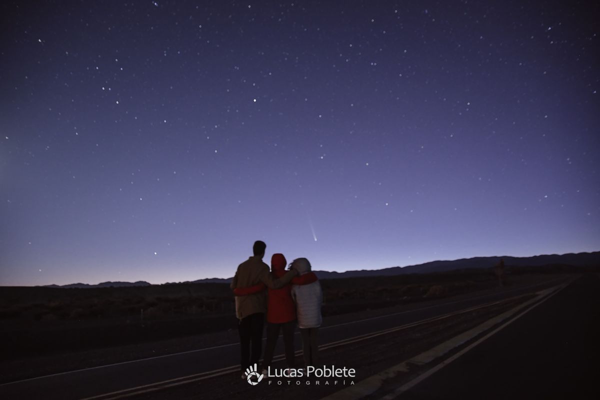 El Cometa del Siglo brilló en el cielo de San Juan