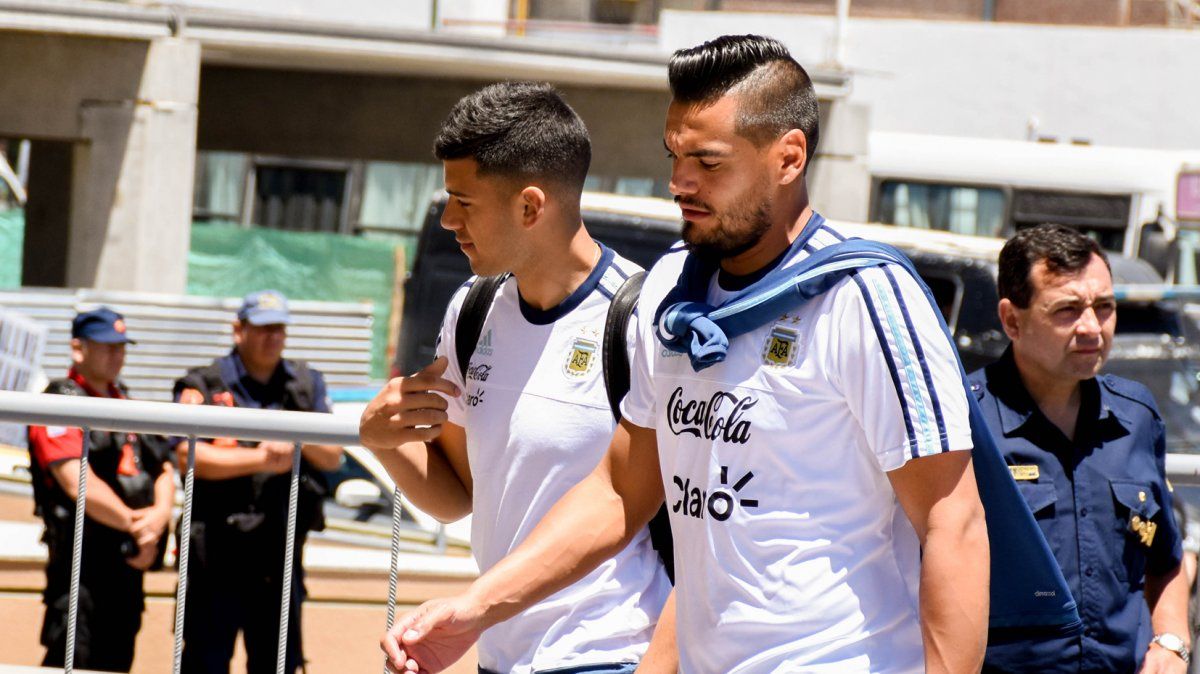Mirá la llegada de la Selección Argentina a San Juan en imágenes