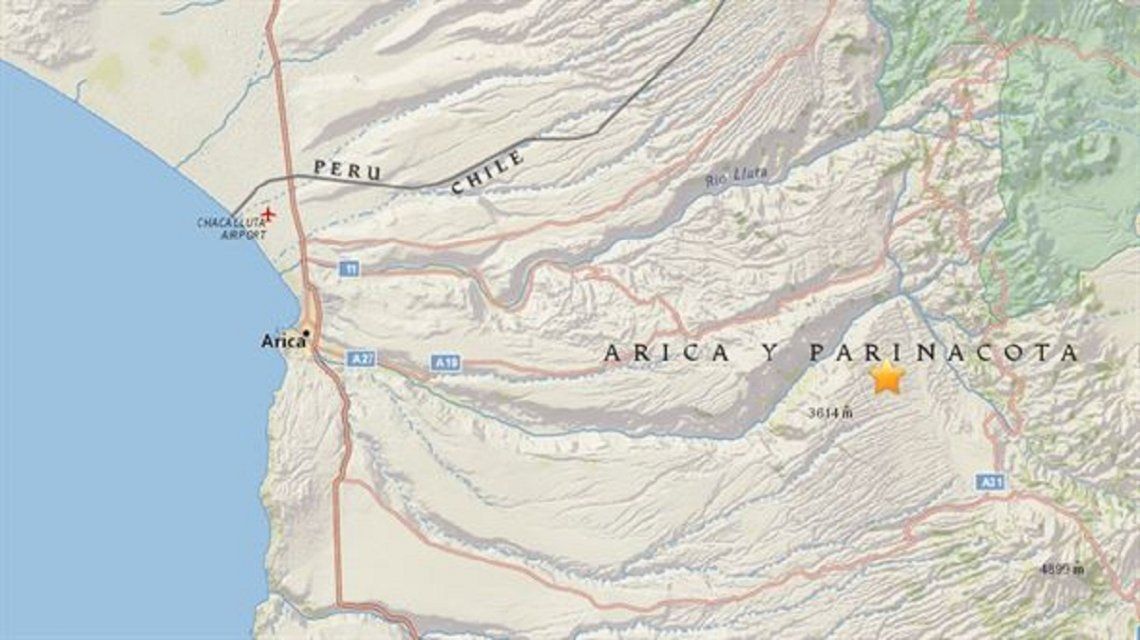 Dos fuertes sismos sacudieron a Chile esta madrugada