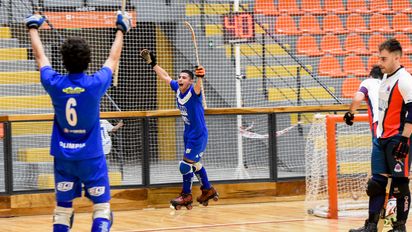 Olimpia venció a Estudiantil Porteño y acaricia la clasificación a cuartos de final. Fotos: Adrián Carrizo. 
