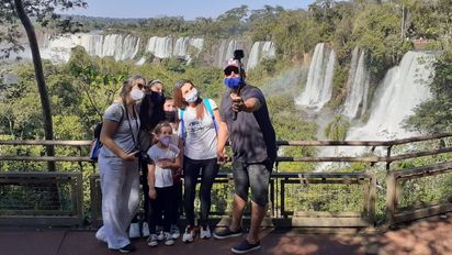 Las Cataratas del Iguazú, uno de los destinos más elegidos para vacacionar.