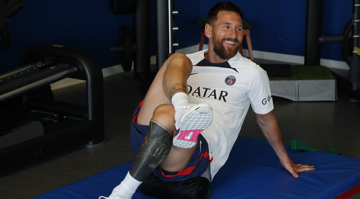 Messi regresó antes y se sumó a los entrenamientos de PSG
