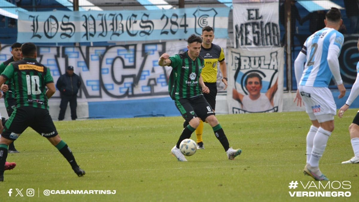 San Martín fue perjudicado y cayó ante Gimnasia de Jujuy