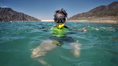 Snorkel y buceo, las actividades preferidas del Dique Punta Negra