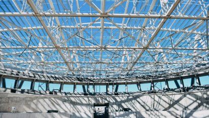 El Velódromo tiene un 50% de avance de obra