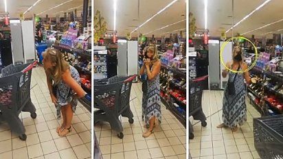 El guardia le pidió que usara el barbijo, y como no tenía, uso su bombacha.