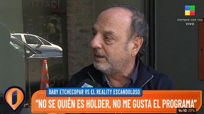 Baby Etchecopar criticó a Gran Hermano 2022.