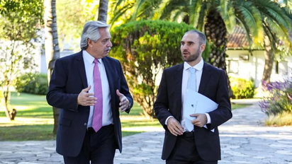 Alberto Fernández ratificó que avanza el proyecto de Martín Guzmán. Foto: Télam.